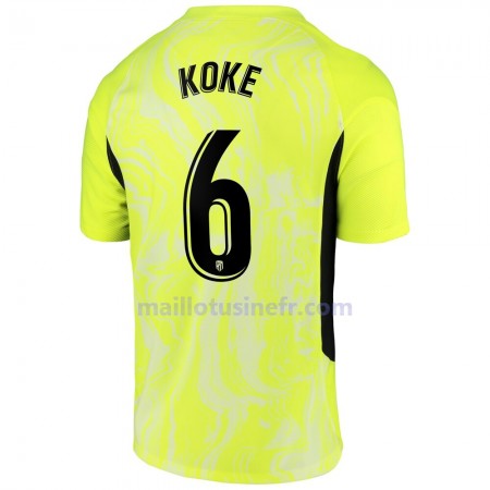 Maillot de Foot Atlético Madrid Koke 6 Troisième 2020-21